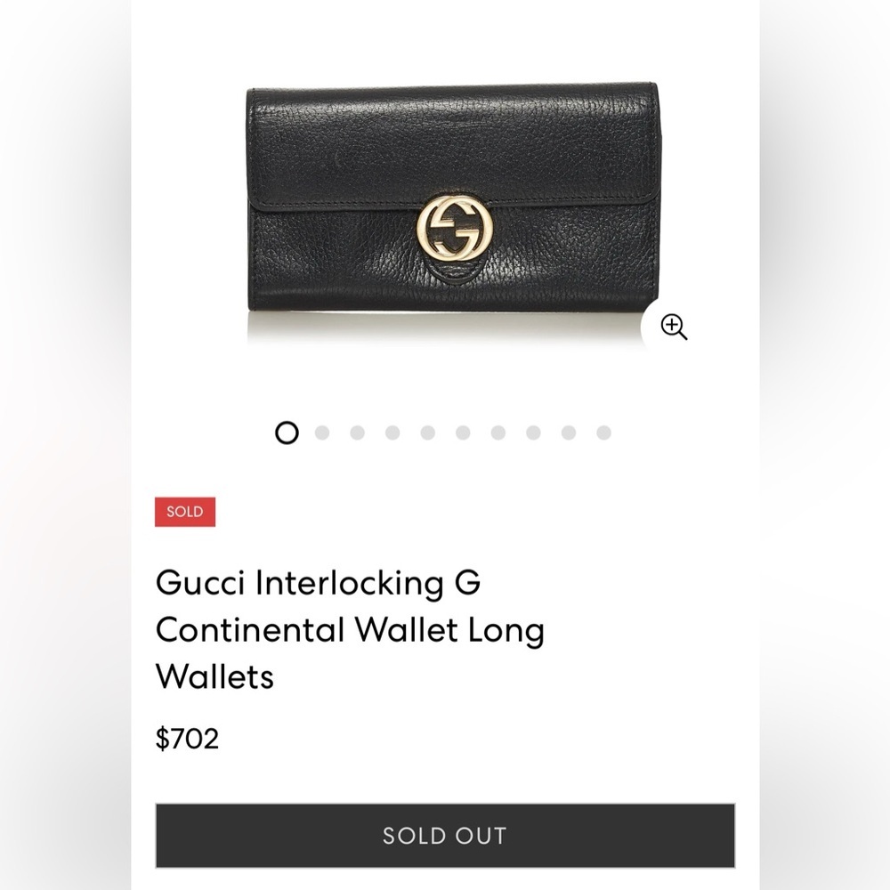 Gucci Interlocking G Continental Wallet Long Wallet - Picture 6 of 15